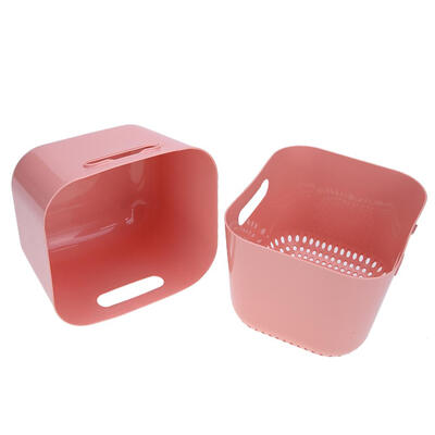 

2pcsSet Thicken Fruit Vegetable Wash BasketColander Strainer Kitchen Tool