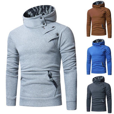 

Men´s Winter Slim Hoodie Warm Hooded Sweatshirt Jacket