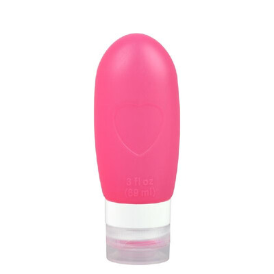 

Refillable Travel Bottles Silicone Squeezable Tube Sets Cosmetic Toiletry Containers for Shampoo Lotion Soap White  89ml