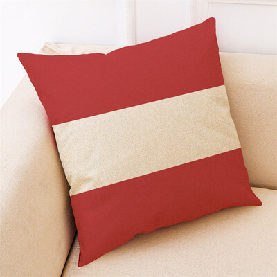 

Siaonvr Home Decor Cushion Cover Red Geometric Throw Pillowcase Pillow Covers
