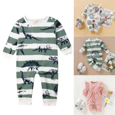 

Newborn Kids Baby Girls Autumn Romper Jumpsuit Bodysuit Infant Clothes Outfits