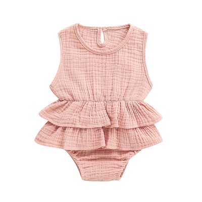 

Newborn Infant Baby Girl Cotton Romper Jumpsuit Bodysuit Clothes Outfit Sunsuit