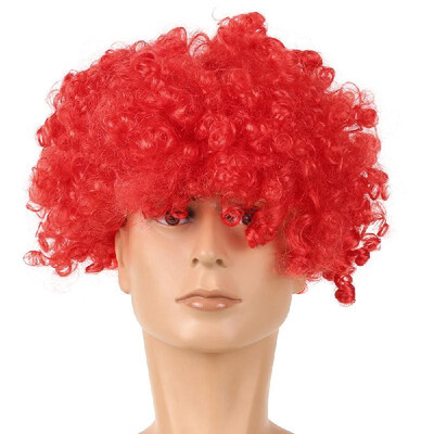 

Soccer Fans Wig Explosion Curly Hairpiece Party Decoration Carnival Headwear Wigs