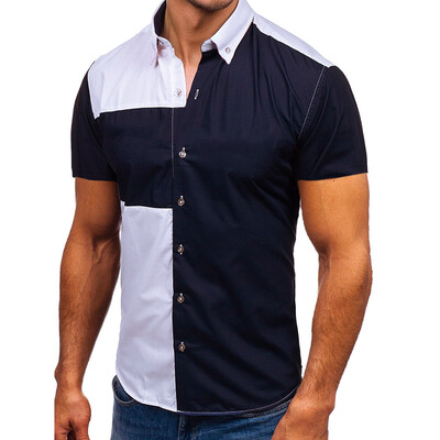 

Two Tone Panel Casual Shirt