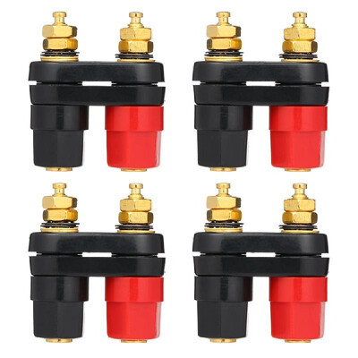 

4mm Banana Socket Dual Female Terminal Binding Post for Speaker Amplifier Power Supply Binding Post