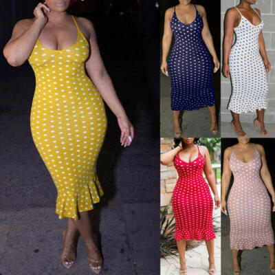 

UK Womens Summer Boho Maxi Dress Evening Cocktail Party Beach Dresses Sundress