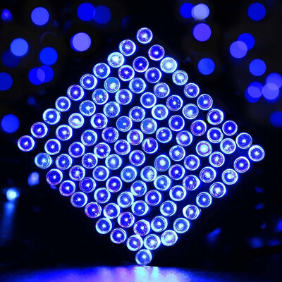 

SUPli 33M 300 - LED Solar Powered Christmas Lights String Lamp Indoor Outdoor Flashing Light Strip Warm