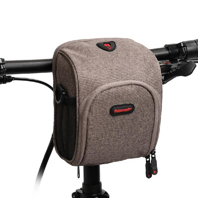 

Waterproof Bicycle Handlebar Bag Front Bag Bike Cycling Cellphone Holder Bag Pannier Shoulder Bag with Rain Cover&Earphone Jac
