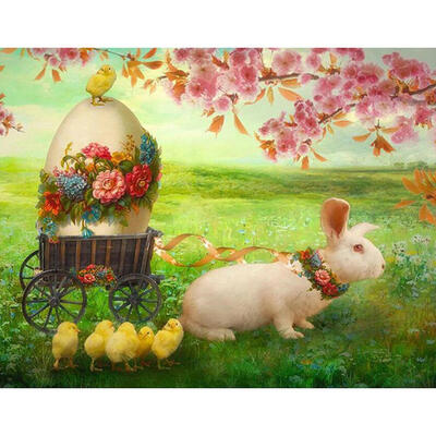 

5D DIY Full Drill Diamond Painting Egg Flower Cross Stitch Embroidery Kit