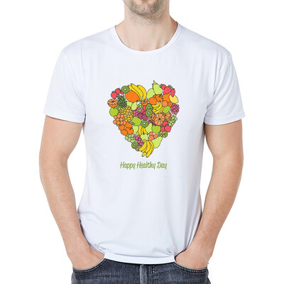 

Toponeto Fashion Mens 3D Printing Creative Round Neck Casual Short Shirts Top Blouse