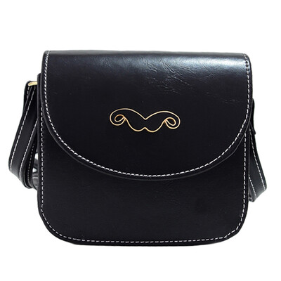 

Retro Women Crossbody Bags Beard PU Leather Shoulder Messenger Bag Small Handbag Satchel Women Tote Bag