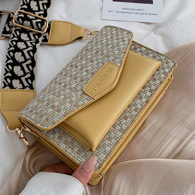 

2019 popular fresh Joker summer small square bag foreign girls broadband messenger bag simple shoulder bag