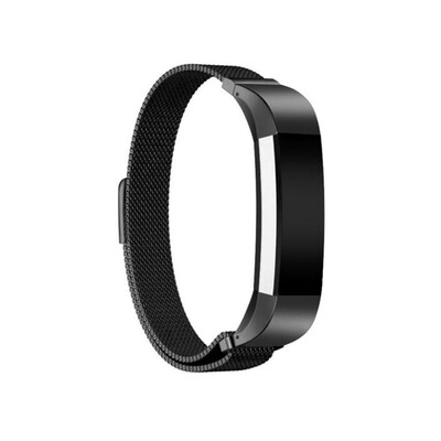 

〖Follure〗Milanese Magnetic Loop Stainless Steel Smart Watch Band For Fitbit Alta HR BK