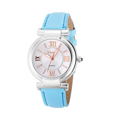 

Casual trend men&women steel belt waterproof couple quartz watch