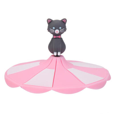 

Reusable Cute Silicone Cup Cover Heat Resistant Sealed Leakproof Cups Lid