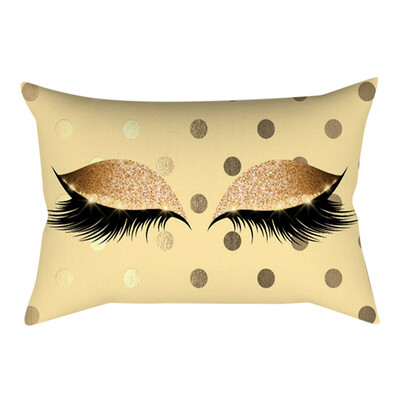 

〖Follure〗Eyelash Out Soft Velvet Cushion Cover 30x50cm Marble Pillow Cases