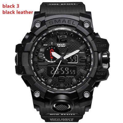 

SMAEL Mens Sport Watches Military Shock Analog Quartz Dual Display Digital Waterproof Watch