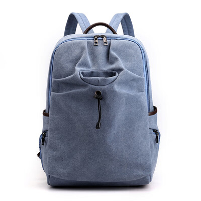 

Backpack Mens Trendy Sports Backpack Fashion Retro Large Capacity Canvas Bag Leisure Portable Travel Bag