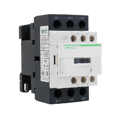 

AC Connector Electric 220V 5060Hz Poles Coil AC Modular Contactor LC1-D High Sensitivity Strong Conductivity
