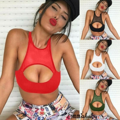 

Sexy Summer Casual Donna Canotte Bustier Bra Vest Crop Top Bralette Blouse