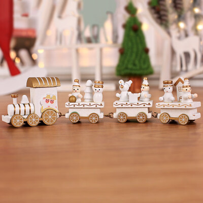 

NeillieN Christmas wooden trainsChristmas decorations Christmas gifts for childrens kindergartens Christmas ornaments gifts