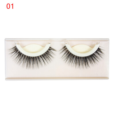 

〖Follure〗New 1Pair Natural Long Thick Soft Self-Adhesive False Eyelashes Handmade