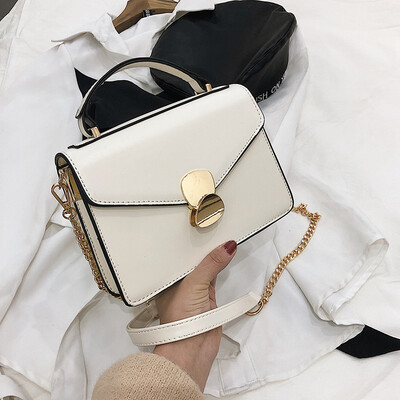 

New small bag female 2019 new retro messenger bag wild ins super fire chain shoulder portable small square bag