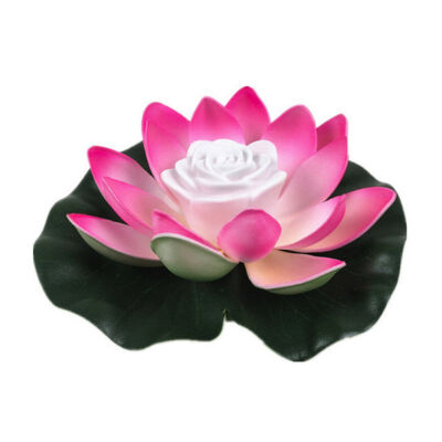 

LED Artificial Lotus-shaped Colorful Changed Floating Flower Lamps Water Swimming Pool Wishing Light 18cm708cm