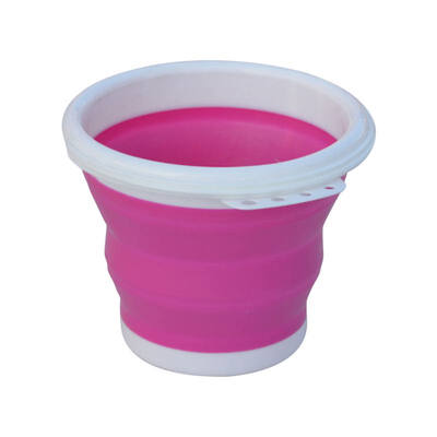 

3L Portable Bucket Silicone Foldable Water Container Outdoor Cleaning Folding Wash Pail for Fishing Camping Car