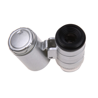 

Universal 3 LED Clip Celular Microscopio Lupa Micro Lens 60X Zoom Telescope