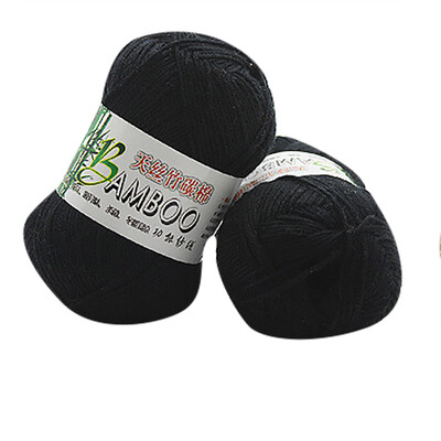 

Gobestart New 100 Bamboo Cotton Warm Soft Natural Knitting Crochet Knitwear Wool Yarn 50g
