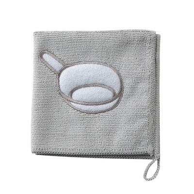

Toponeto Nonstick Oil Coral Velvet Hanging Hand Towels Kitchen Dishclout