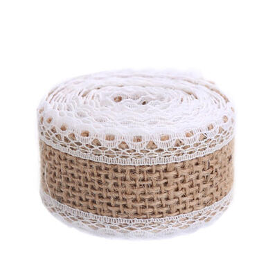 

1 Roll Natural Vintage Jute Burlap Ribbon DIY Wedding Strap Party Decor