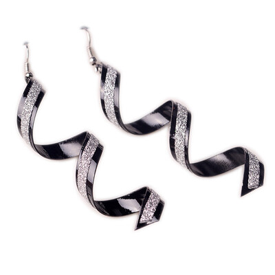 

Women Sophisticated Twist Spiral Eardrops Lady Girl Dangle Hook Earrings Jewelry