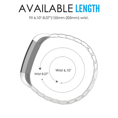 

High Quality Watch Band Zinc Alloy Women Fashion Simple Style Wrist Strap For Fitbit Alta Smart Watch