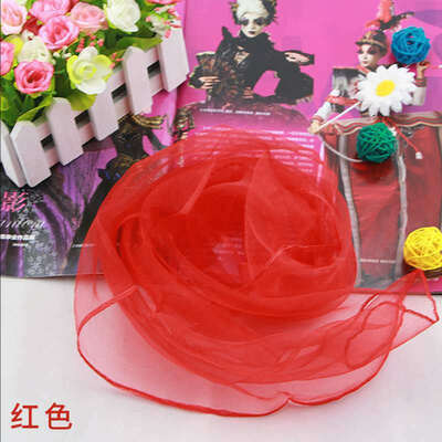 

Vintage Fancy Wrap Hair Head Neck Tie Super Light Chiffon Neck Scarf