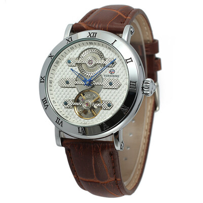 

Calendar Forsining Genuine Tourbillon Hollow Mens Automatic Mechanical Watch