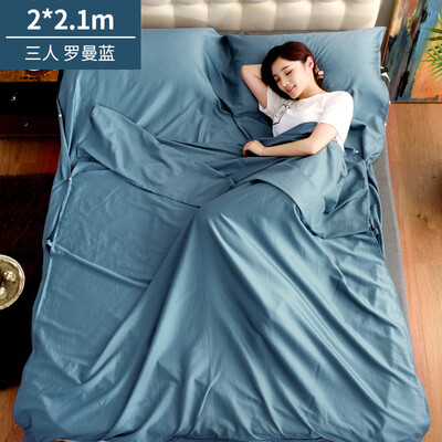 

Banjeni cotton travel dirty sleeping bag sheets 60 satin hotel anti-dirty sheets sleeping bag single double widened portable travel anti-dirty sheets Lin Biao p