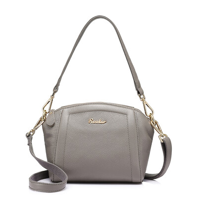 

REALER brand women handbag genuine leather bag female small shoulder messenger bags fashion crossbody bag PurpleGrayRedBlack