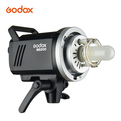 

Godox MS200 Studio Flash Strobe Light Monolight 200Ws GN53 5600K Built-in 24G Wireless X System Anti-Preflash 01-18s Recycle Ti
