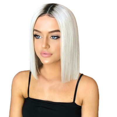 

Tailored Wigs Short Straight Synthetic Hair Full Wigs for Women Natural Looking Heat Resi