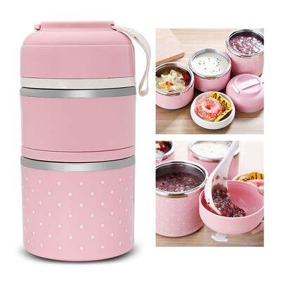 

Worthbuy Lunch Box Thermal Leak-proof Stainless Steel Bowl
