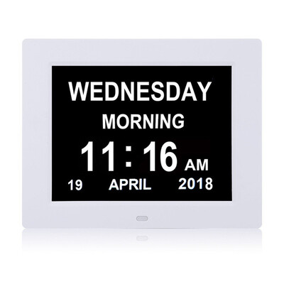 

8 Inch Display Digital Calendar Day Clock for Vision Impaired Elder