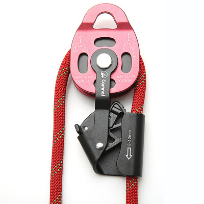 

25KN Rock Climbing Heavy Lift Pulling Rope Pulley Rescue Device Equipment Gear
