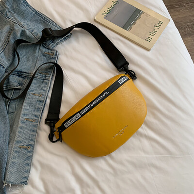 

Tailored Women Joker Simple Crossbody Fashion Chest Pocket Pocket Shoulder Bag