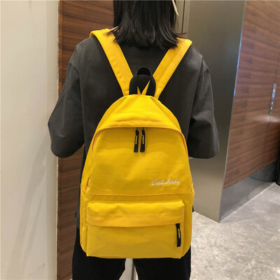 

Ins Fengshu female Korean version of college students backpack senior high school feeling fresh junior high school shoulder bag