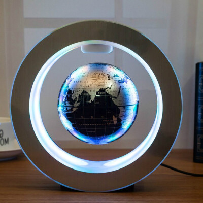 

Novelty Round LED World Map Floating Globe Magnetic Levitation Light Antigravity MagicNovel Lamp bola de plasma Dec plasma ball