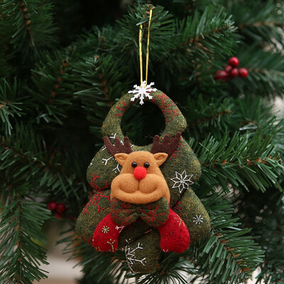 

Christmas Tree Decorations Santa Claus Pendants Decor Hanging Ornament Gift