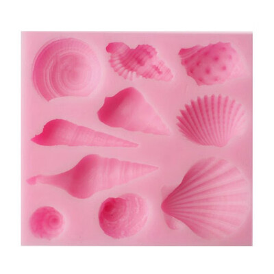 

Diy Shell Starfish Conch Sea Cake Mold Silicone Fondant Decorating Tools Mini Soap Mold Kitchen Cake Chocolate Moulds