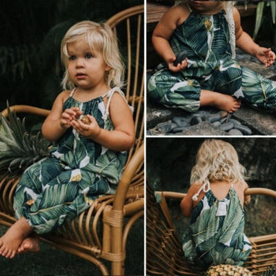 

Toddler Kids Baby Girl Floral Sleeveless Romper Jumpsuit Playsuit Outfit Clothes Summer